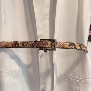 Snakeskin Ladies Belt